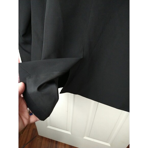 Vince Camuto Woman XL Blazer Jacket Black Formal Professional One Button... - Picture 11 of 12